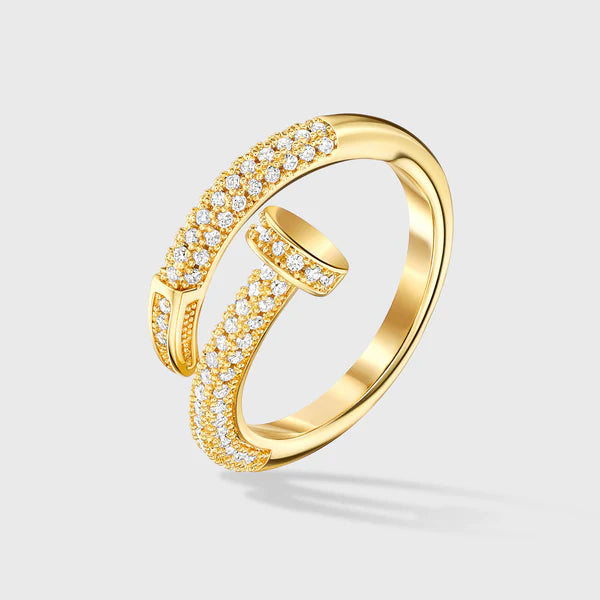 WOMEN NAIL RING (GOLD)