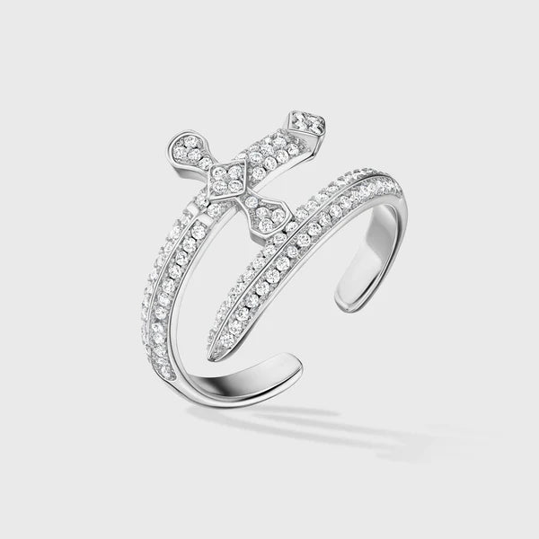 WOMEN SWORD RING (SILVER)