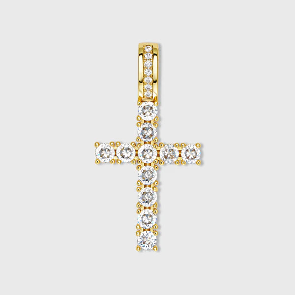 SMALL CROSS PENDANT (GOLD)