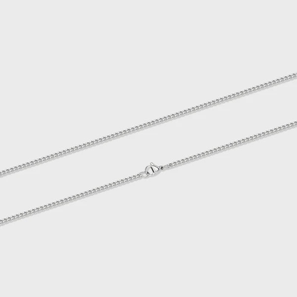 MICRO CUBAN LINK CHAIN (SILVER)