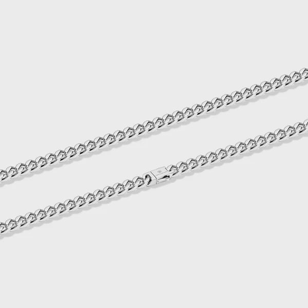 CUBAN LINK CHAIN (SILVER) - 5MM