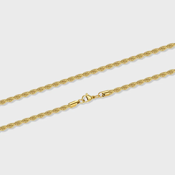 ROPE CHAIN (GOLD) - 4MM