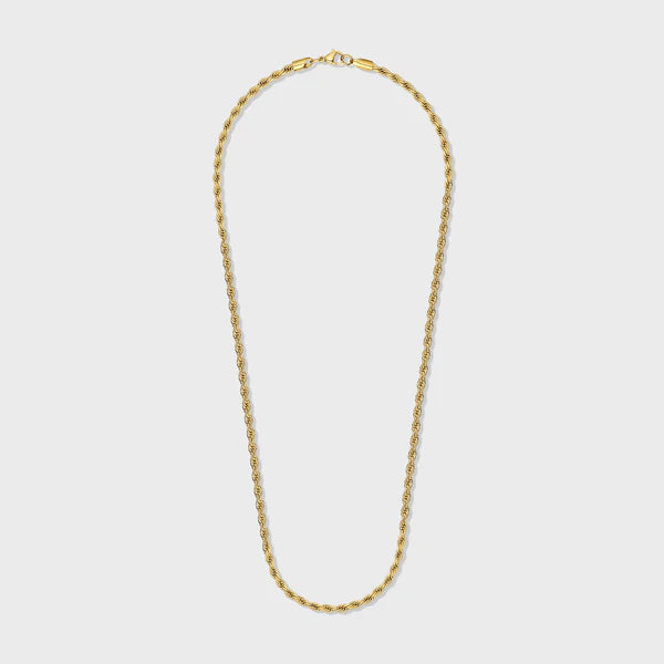 ROPE CHAIN (GOLD) - 4MM