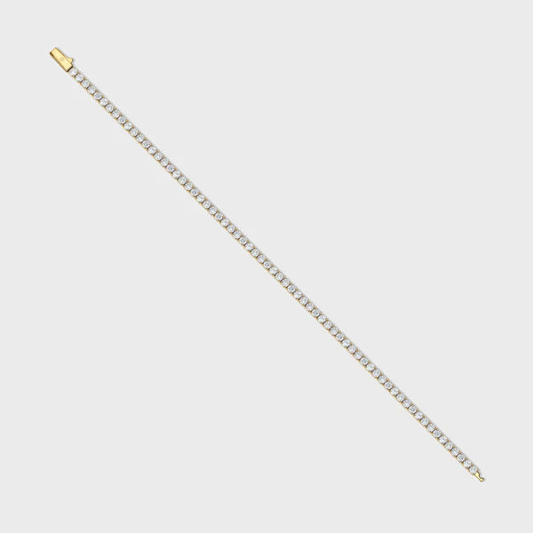 WOMEN'S TENNIS BRACELET (GOLD) - 3MM