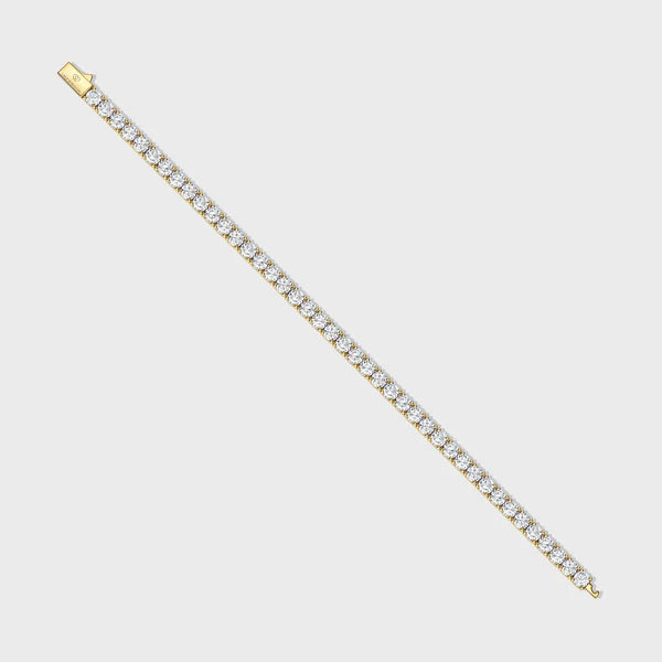 WOMEN'S TENNIS BRACELET (GOLD) - 5MM