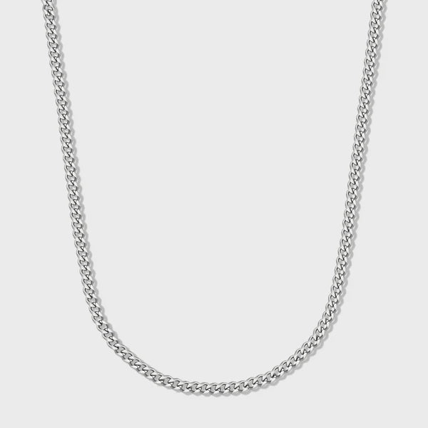 MICRO CUBAN LINK CHAIN (SILVER)