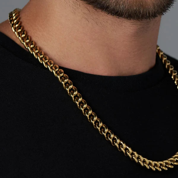 CUBAN LINK CHAIN (GOLD) - 10MM