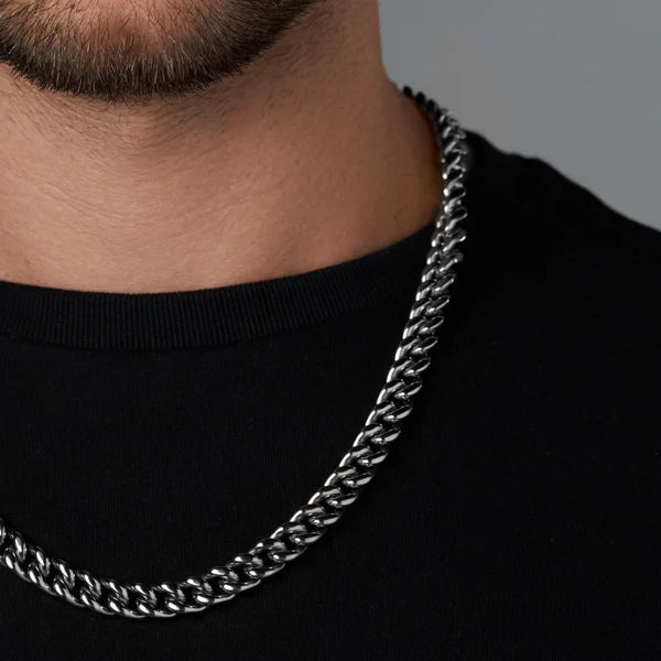 CUBAN LINK CHAIN (SILVER) - 10MM