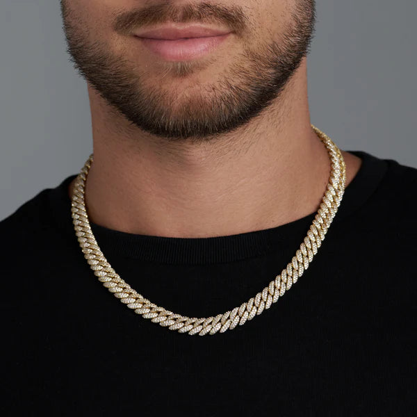 ICED CUBAN CHAIN (GOLD) - 10MM