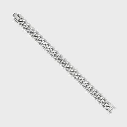 CUBAN LINK BRACELET (SILVER) - 12MM