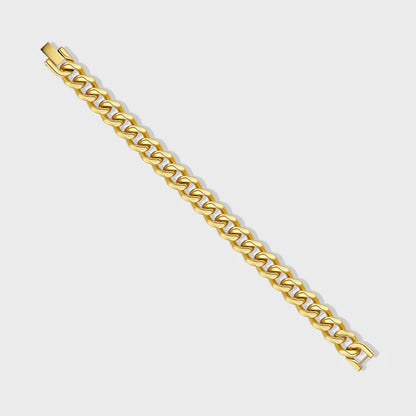 CUBAN LINK BRACELET (GOLD) - 12MM