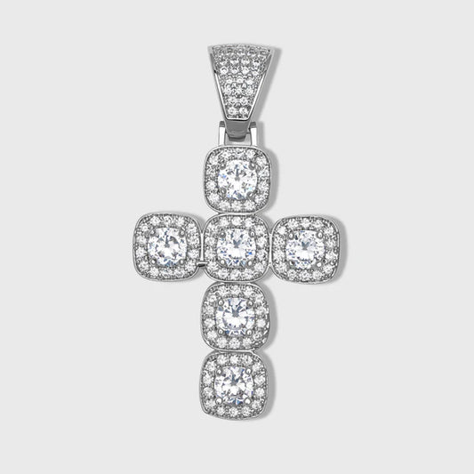 RADIANT CROSS PENDANT (SILVER)