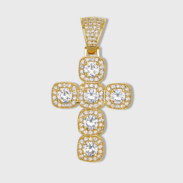 RADIANT CROSS PENDANT (GOLD)