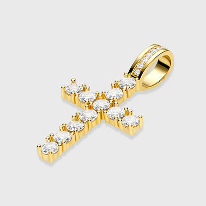 SMALL CROSS PENDANT (GOLD)