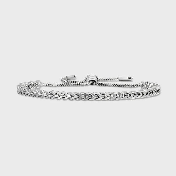 WOMEN'S FRANCO BRACELET (SILVER) - 3MM