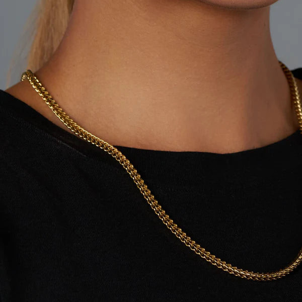 WOMEN'S FRANCO CHAIN (GOLD) - 3MM