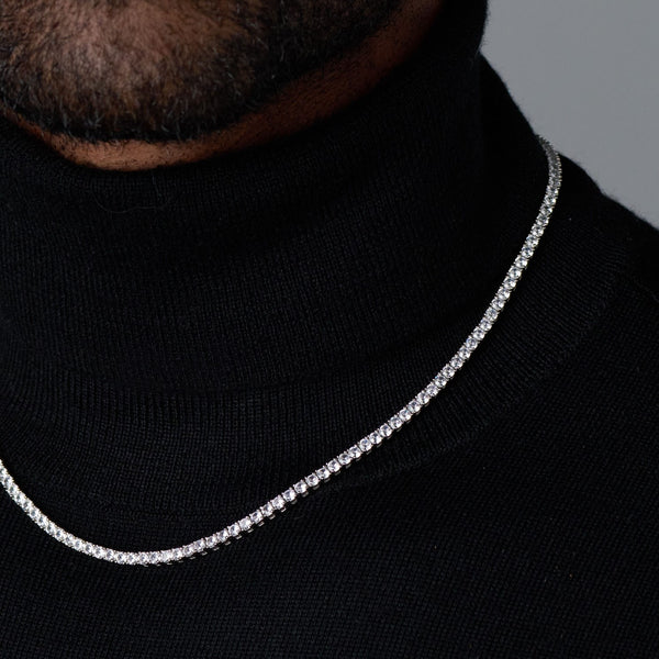 TENNIS CHAIN (SILVER) - 3MM