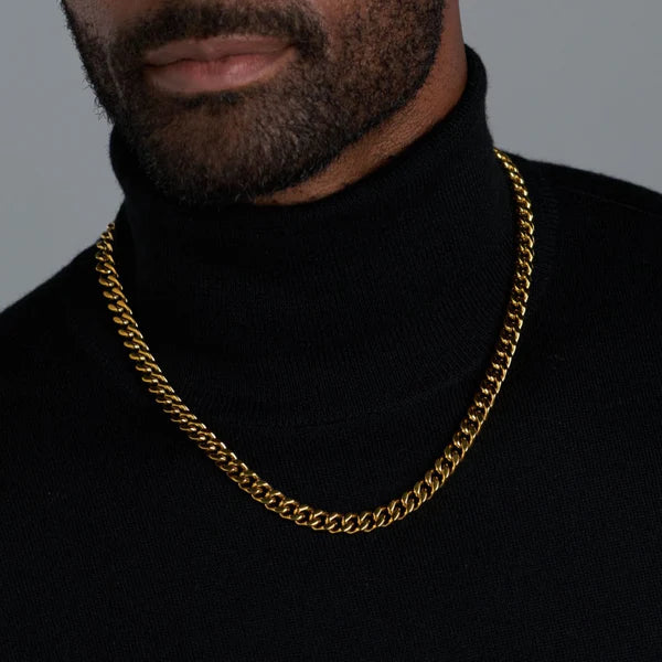 CUBAN LINK CHAIN (GOLD) - 8MM