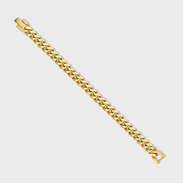 CUBAN LINK BRACELET (GOLD) - 10MM