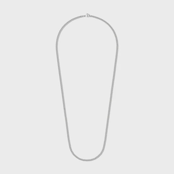 WOMEN'S MICRO CUBAN CHAIN (SILVER)