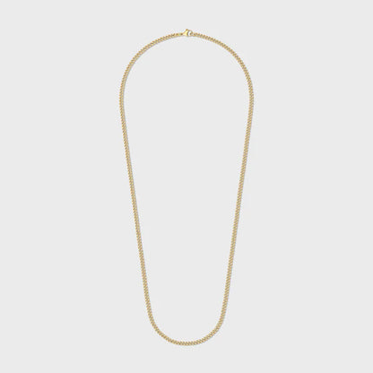 WOMEN'S MICRO CUBAN CHAIN (GOLD)