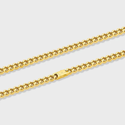 WOMEN'S CUBAN CHAIN (GOLD) - 8MM