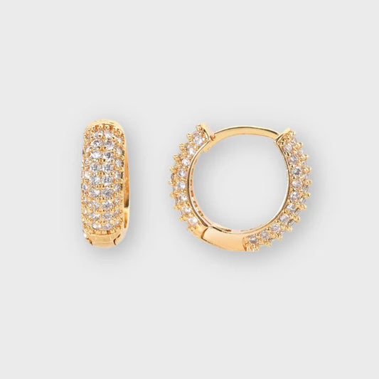 WOMEN ETERNITY EARRINGS (GOLD)