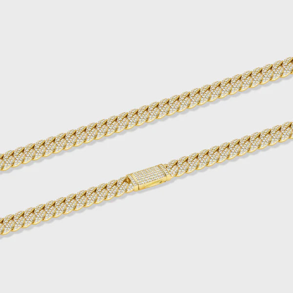 ICED CUBAN CHAIN (GOLD) - 10MM