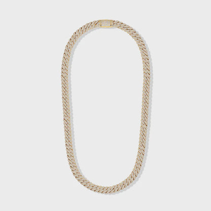 ICED CUBAN CHAIN (GOLD) - 10MM