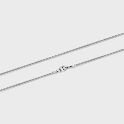 ROPE CHAIN (SILVER) - 2MM