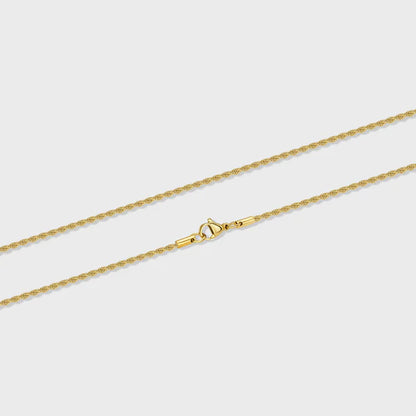 ROPE CHAIN (GOLD) - 2MM