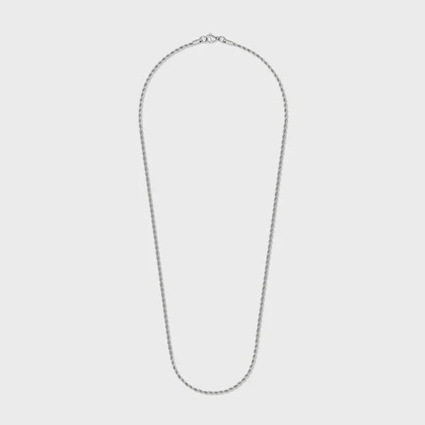 WOMEN'S ROPE CHAIN (SILVER) - 2MM