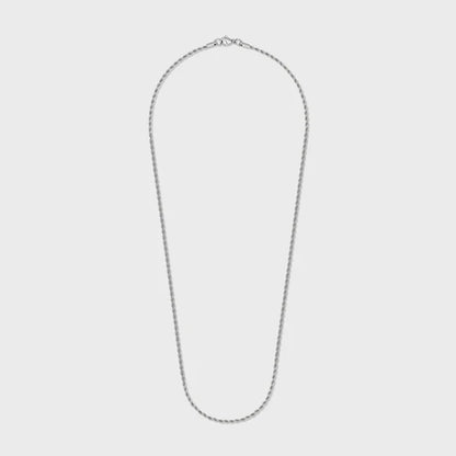 WOMEN'S ROPE CHAIN (SILVER) - 2MM