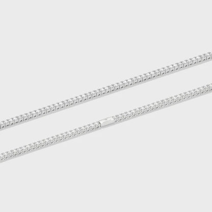 WOMEN'S TENNIS CHAIN (SILVER) - 3MM