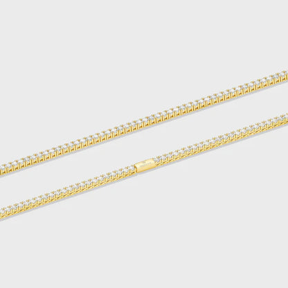 WOMEN'S TENNIS CHAIN (GOLD) - 3MM