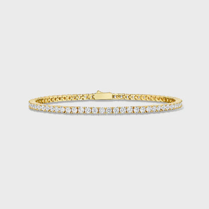 TENNIS BRACELET (GOLD) - 3MM