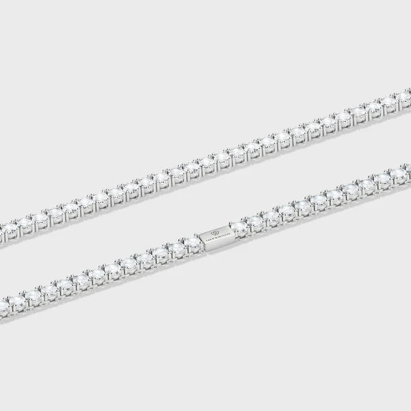 WOMEN'S TENNIS CHAIN (SILVER) - 5MM