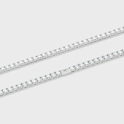 WOMEN'S TENNIS CHAIN (SILVER) - 5MM