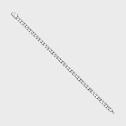 WOMEN'S TENNIS BRACELET (SILVER) - 5MM