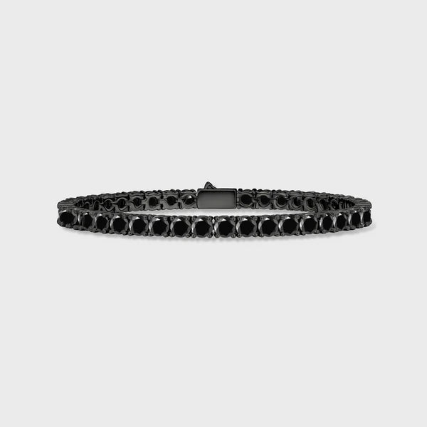 TENNIS BRACELET (BLACK) - 4MM