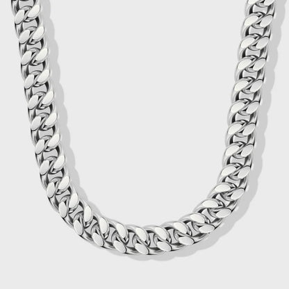 CUBAN LINK CHAIN (SILVER) - 12MM