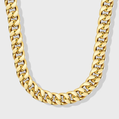 CUBAN LINK CHAIN (GOLD) - 12MM