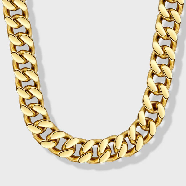 CUBAN LINK CHAIN (GOLD) - 16MM