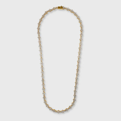 HONEYCOMB TENNIS CHAIN (GOLD) - 6.5MM