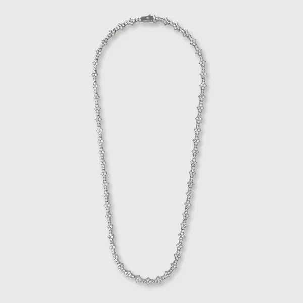 HONEYCOMB TENNIS CHAIN (SILVER) - 6.5MM