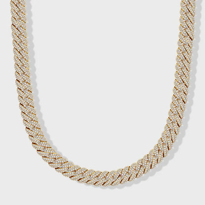 ICED CUBAN CHAIN (GOLD) - 10MM