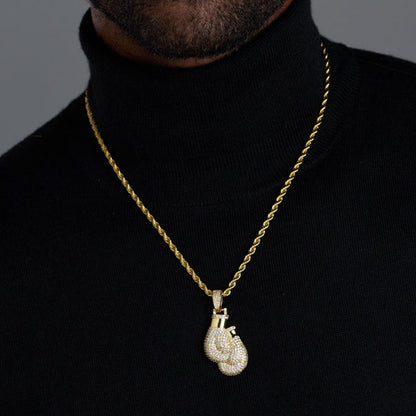 BOXING GLOVES PENDANT (GOLD)