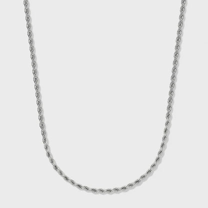 WOMEN'S ROPE CHAIN (SILVER) - 2MM