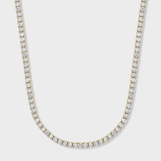 WOMEN'S TENNIS CHAIN (GOLD) - 3MM