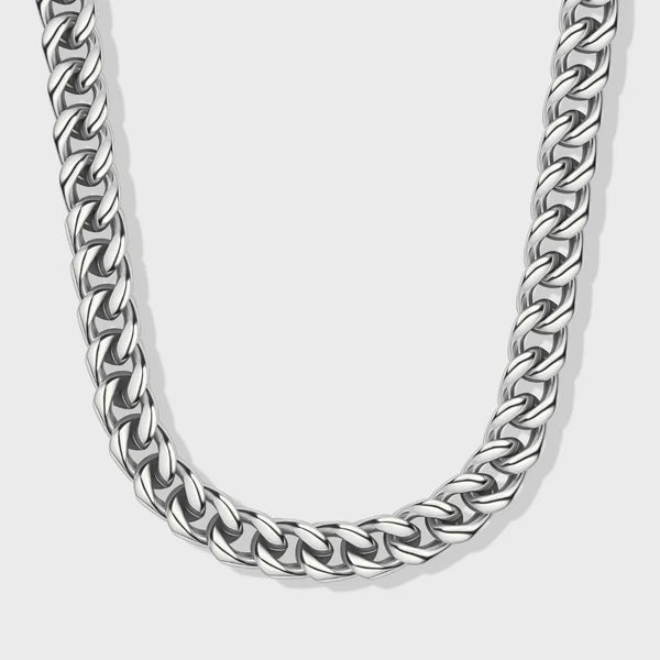 CUBAN LINK CHAIN (SILVER) - 10MM